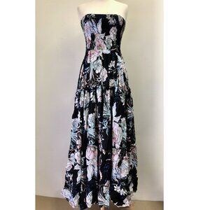 Jaase Salsa Secret Garden Floral Print Maxi Dress